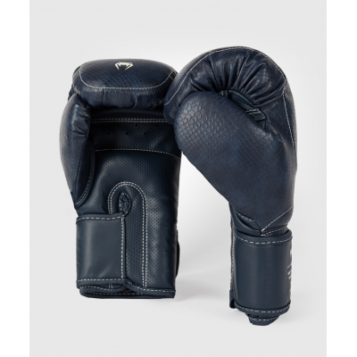Venum Impact Evo Scales Boxing Gloves Navy Blue