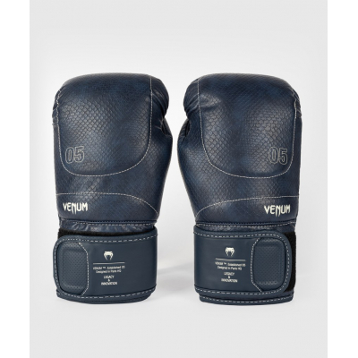 Venum Impact Evo Scales Boxing Gloves Navy Blue