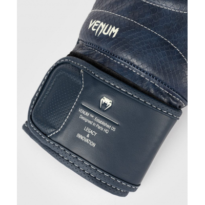 Venum Impact Evo Scales Boxing Gloves Navy Blue