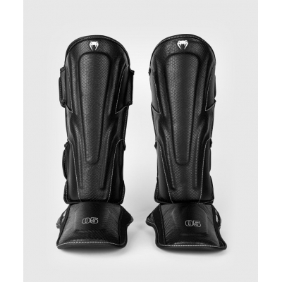Venum Impact Evo Scales Shinguards Schwarz