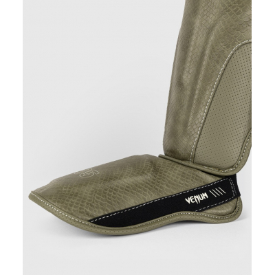 Venum Impact Evo Scales Shinguards Grün