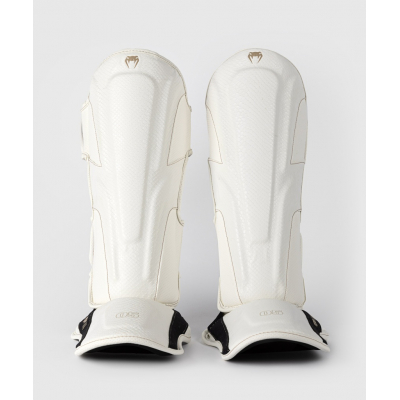 Venum Impact Evo Scales Shinguards Weiß