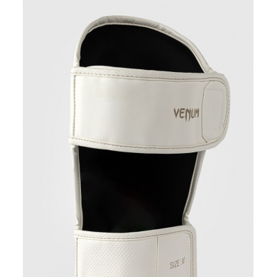 Venum Impact Evo Scales Shinguards Weiß