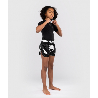 Venum Inferno Kids Muay Thai Shorts Schwarz