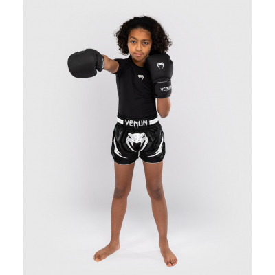 Venum Inferno Kids Muay Thai Shorts Schwarz