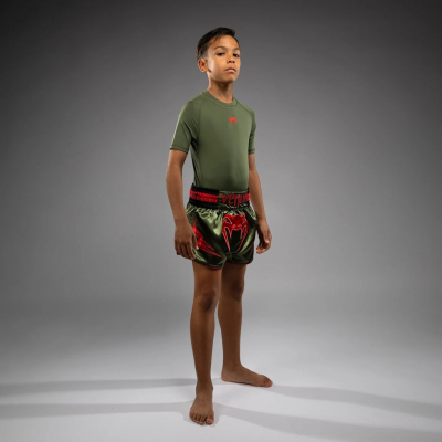 Venum Inferno Kids Muay Thai Shorts Verde