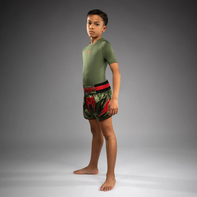 Venum Inferno Kids Muay Thai Shorts Verde