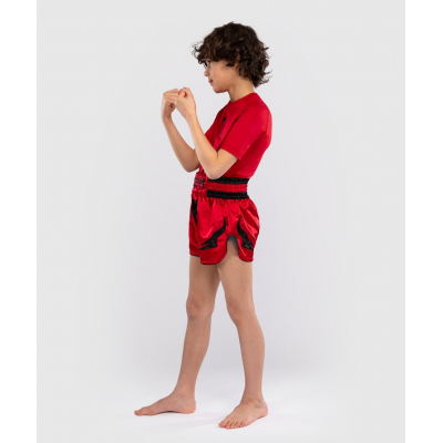 Venum Inferno Kids Muay Thai Shorts Rot