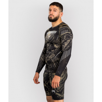 Venum Invader LS Rashguard Black-Camo