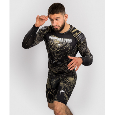 Venum Invader LS Rashguard Black-Camo
