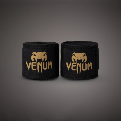 Venum Kontact 250cm Boxing Handwraps Nero-Oro
