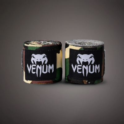 Venum Kontact 250cm Boxing Handwraps Forest Camo