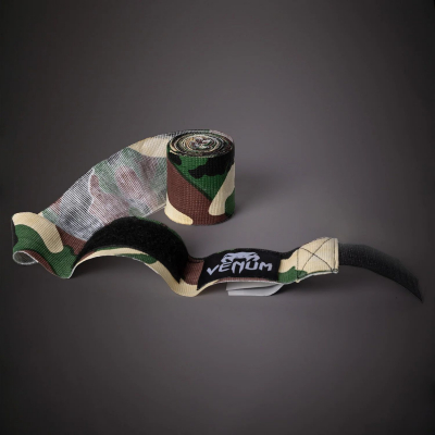 Venum Kontact 250cm Boxing Handwraps Forest Camo