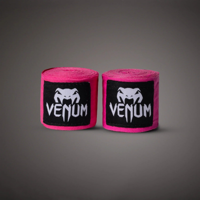 Venum Kontact 400cm Boxing Handwraps Rosa