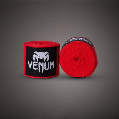 Venum Kontact 400cm Boxing Handwraps Red