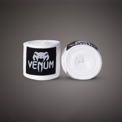 Venum Kontact 400cm Boxing Handwraps White