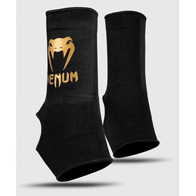 Venum Kontact Ankle Support Preto-Dourado