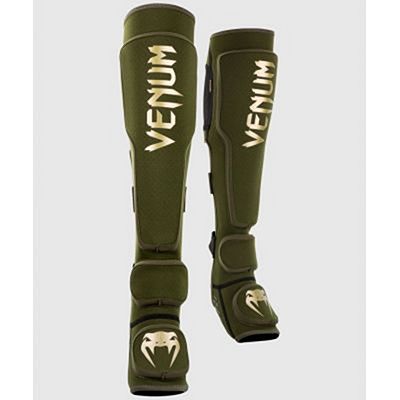 Venum Kontact Evo Shin Guards Grön-Gold