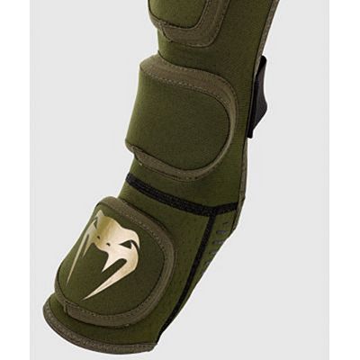 Venum Kontact Evo Shin Guards Grön-Gold