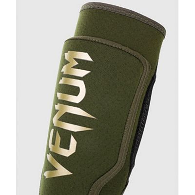 Venum Kontact Evo Shin Guards Zöld-Arany