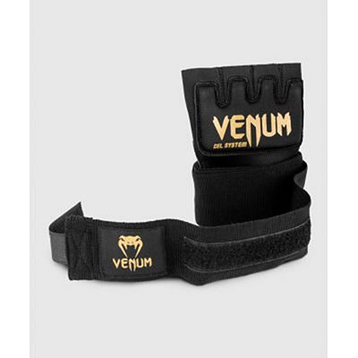 Venum Kontact Gel Glove Wraps Preto-Dourado