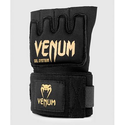 Venum Kontact Gel Glove Wraps Preto-Dourado