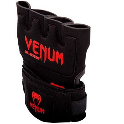 Venum Kontact Gel Glove Wraps Negro-Rojo