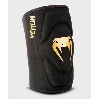 Venum Kontact Gel Knee Pad Preto-Dourado