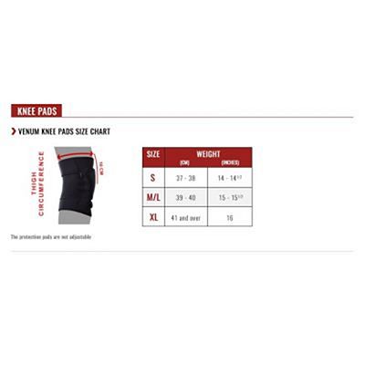 Venum Kontact Lycra/Gel Knee Pads Black-Black