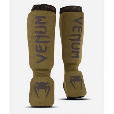 Venum Kontact Shin Guards Grün-Schwarz