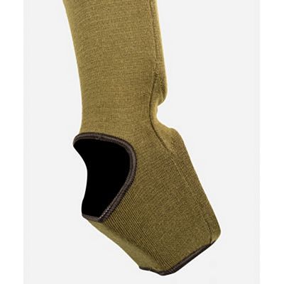 Venum Kontact Shin Guards Verde-Preto