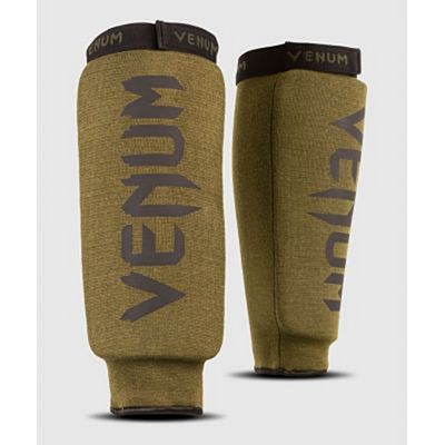 Venum Kontact Shin Guards Simple Grün-Schwarz