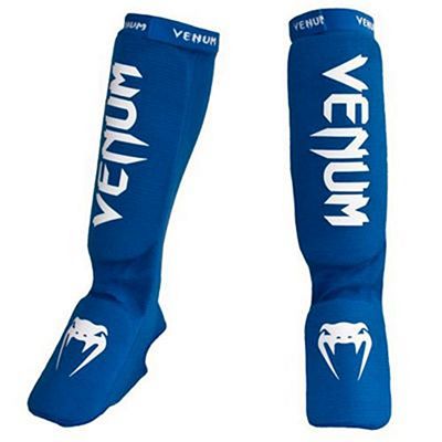 Venum Kontact Shinguard & Insteps Bleu