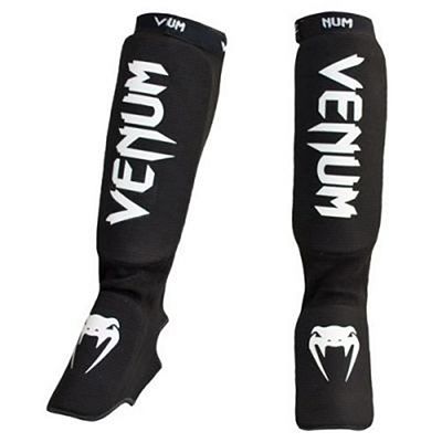 Venum Kontact Shinguard & Insteps Nero