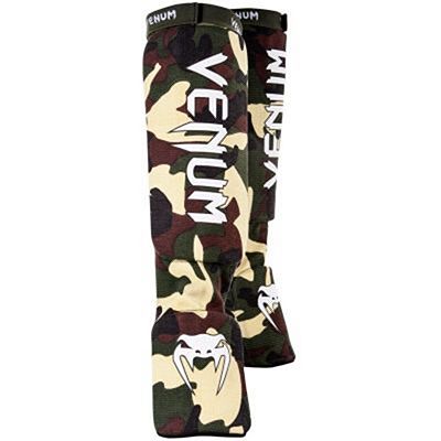 Venum Kontact Shinguards - Forest Camo