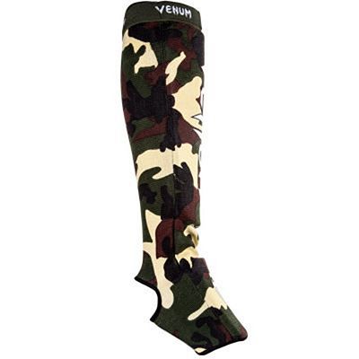 Venum Kontact Shinguards - Forest Camo