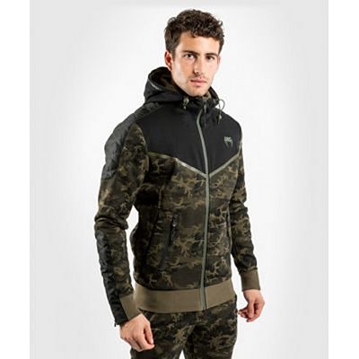 Venum Laser Evo Hoodie Khaki Camo Grün-Camo