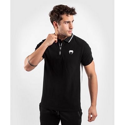 Venum Legacy Polo Schwarz-weiß