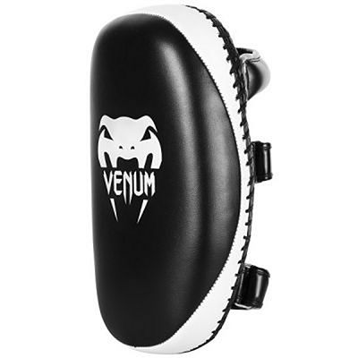 Venum Light Kick Pad Skintex Leather (Pair) Nero-Bianco