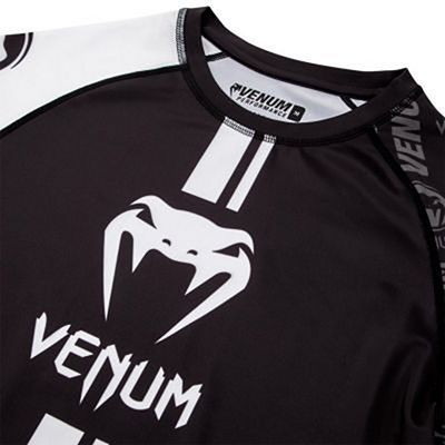 Venum Logos Rashguard LS Fekete-Fehèr