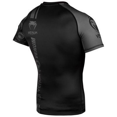 Venum Logos Rashguard SS Preto-Preto