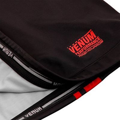 Venum Logos Rashguard SS Negro-Rojo