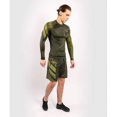 Venum Loma Commando LS Rashguard Grön