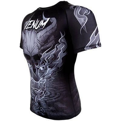 Venum Minotaurus Rashguard Short Sleeves Schwarz-weiß