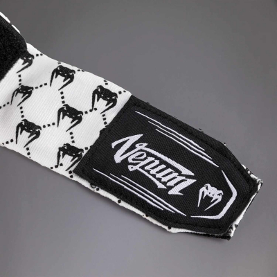 Venum Monogram 250cm Boxing Handwraps White