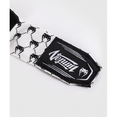 Venum Monogram 4m Hand Wraps Weiß-Schwarz