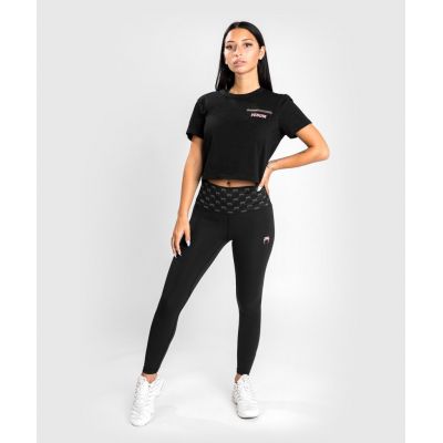 Venum Monogram 7/8 Leggings Preto-Vermelho