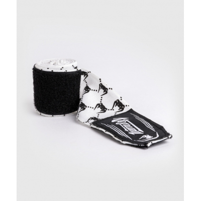 Venum Monogram Hand Wraps 2.5m Weiß-Schwarz