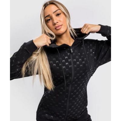 Venum Monogram Hoodie Ladies Fekete