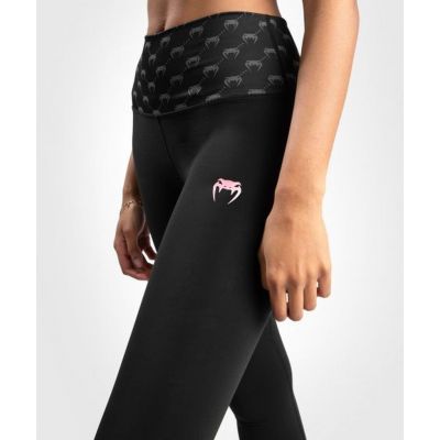 Venum Monogram Leggings Nero-Rosa